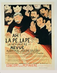 Riproduzione di un poster pubblicitario 